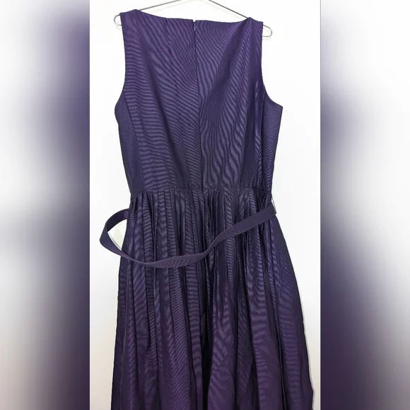 Ralph Lauren Gown Elegant Purple Gown with Embellished Waist - Picture 6 of 6
